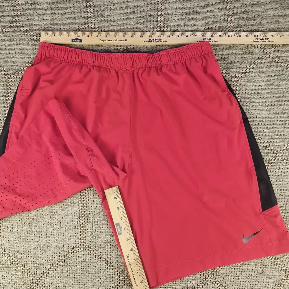 Vintage Rutgers Shorts Men’s 3XL Red Nike Swoosh Basketball Team Issued